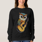 Owl with a guitar ,Owl Trui (Voorkant)