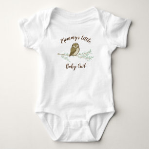 Owl Woodland Animal Baby shower Romper