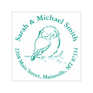 Owl Woodland Animal Baby shower Zelfinktende Stempel