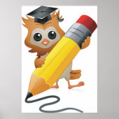 Owl Writing Poster (Voorkant)