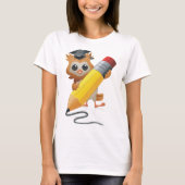 Owl Writing T-shirt (Voorkant)