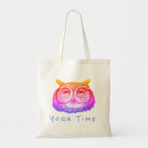 Owl Yoga Time Canvas tas
