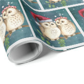Owliday Kerstmis Cadeaupapier (Rol Hoek)