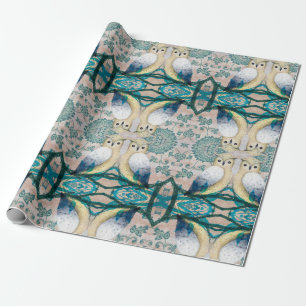 OWLS BIRDS CADEAUPAPIER