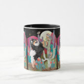 OWLS DE NUIT Lapphund finlandais 11 OZ MUG (Centre)