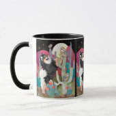 OWLS DE NUIT Lapphund finlandais 11 OZ MUG (Gauche)