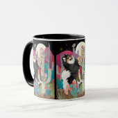 OWLS DE NUIT Lapphund finlandais 11 OZ MUG (Devant gauche)