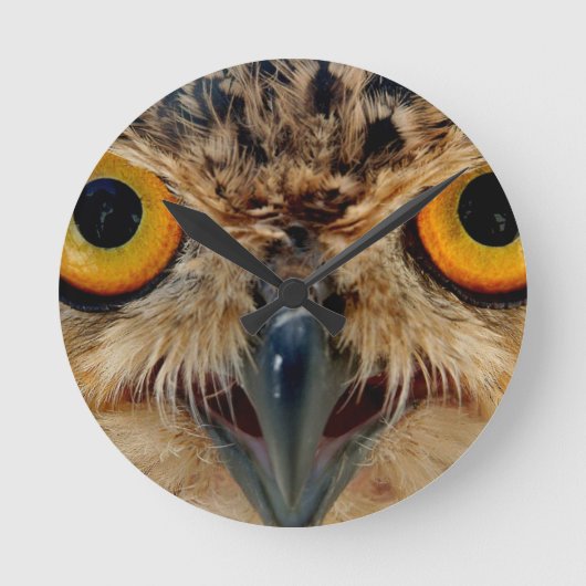 Owls Eyes Ronde Klok (Voorkant)