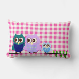 Owls Family American Mojo Pillow Kussen