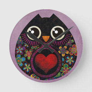 Owl's Hatch Wall Clock Ronde Klok