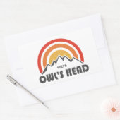 Owl's Head New Hampshire Rechthoekige Sticker (Envelop)