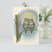  owls illustratie bedankkaart (Staand voorkant)