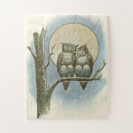 owls illustratie legpuzzel (Verticaal)