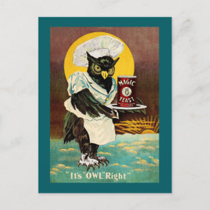 Owl's Magic Yeast Briefkaart