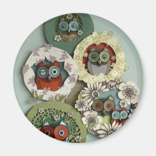 owls magnet magneet