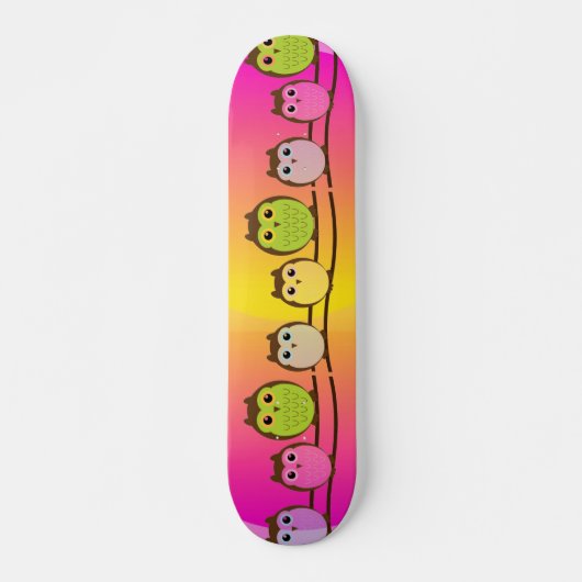 Owls Skateboard (Voorkant)