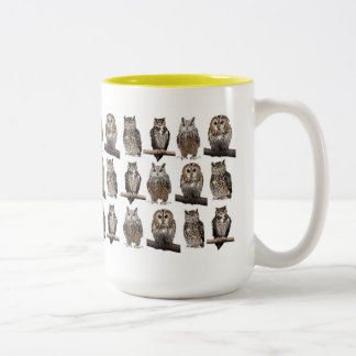Owls Tweekleurige Koffiemok