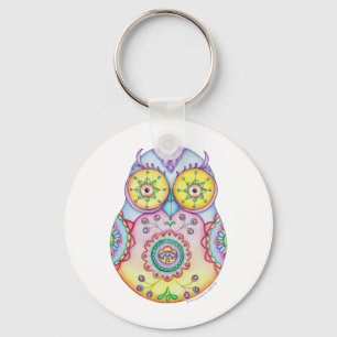 'Owlushka' Bright Eyes Sleutelhanger
