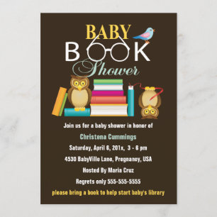 Owly Species Baby shower Invitation Kaart