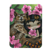 "Owlyn au printemps" Flex Magnet (Vertical)