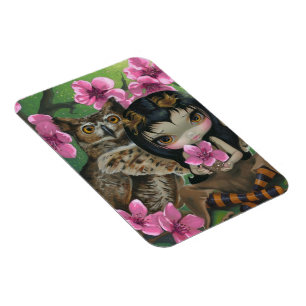 "Owlyn in de lente" Flex Magnet Magneet