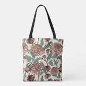Own It Floral Aesthetic Tote Bag (Achterkant)