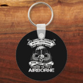 Own-it Forever De titel Airborne Army Ranger Vete Sleutelhanger (Voorkant)