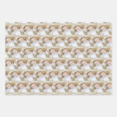 own photos pattern personalised family  inpakpapier vel (Voorkant 2)