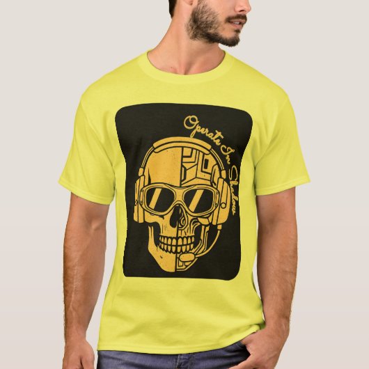 Own The Night – Tactical Skull Operator Tee T-shirt (Voorkant)
