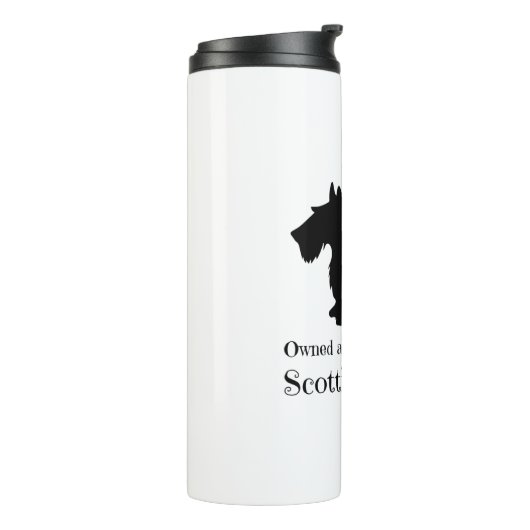 Owned and Operated by a Scottish Terrier - Scottie Thermosbeker (Gedraaid links)