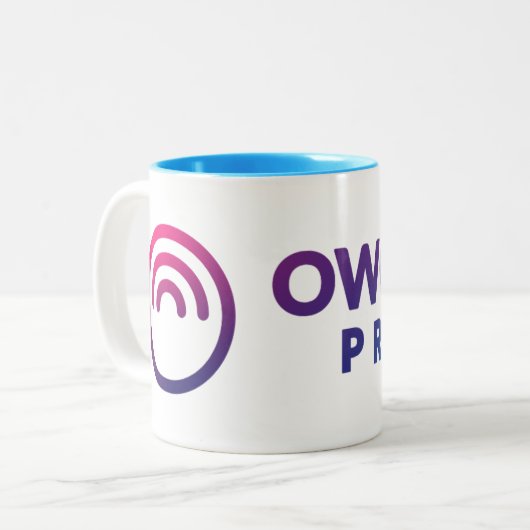 Owosso Pride Duo-Tone Coffee Mok (Voorkant links)