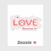 OWRAssist Love Rescues Sticker (Vel)