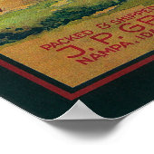 Owyhee Apple Crate LabelNampa, ID Poster (Hoek)