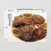 Ox tail Brown Stew Briefkaart (Voorkant / Achterkant)