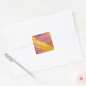 Oxaalzuurkristallen Vierkante Sticker (Envelop)