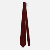 Oxblood Rood met zwarte strepen Stropdas (Voorkant)