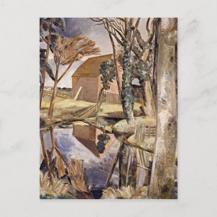 Oxenbridge Pond van Paul Nash Briefkaart