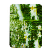 Oxeye Daisy Abstract Impressionisme Magneet (Verticaal)