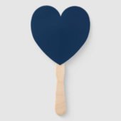 Oxford Blue Heart-Shaped Fans –  Handwaaier (Achterkant)