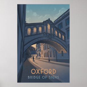 Oxford Bridge Of Sighs Reisposter Poster