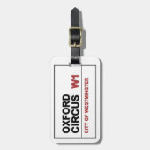 Oxford Circus Lodon England Bagagelabel (Voorkant verticaal)