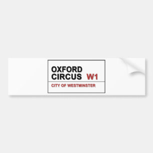 Oxford Circus Lodon England Bumpersticker