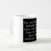 Oxford Comma Koffiemok (Voorkant links)