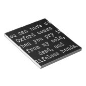 Oxford Comma Notitieblok (Schuin)