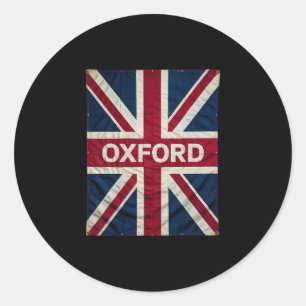 Oxford Engeland Groot-Brittannië Uk Geschiedenis V Ronde Sticker