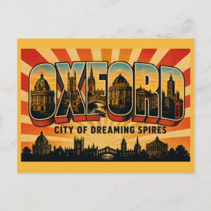 Oxford Engeland Stad van Dromende Torens Briefkaart