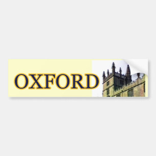 Oxford England 1986 Building Spirals 1 Bumpersticker