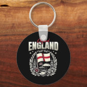 Oxford England Flag Souvenir Oxford Vacation  Sleutelhanger (Voorkant)
