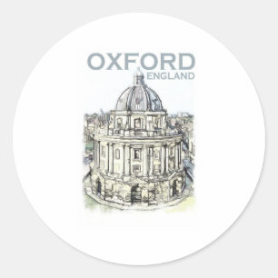 Oxford England Ronde Sticker
