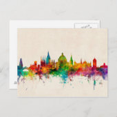 Oxford England Skyline Briefkaart (Voorkant / Achterkant)